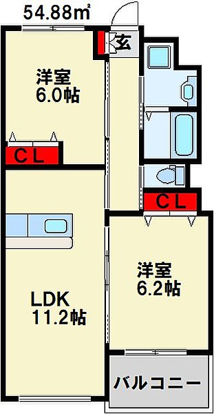 エヴァーグリーン紫の池 C棟(福岡県北九州市小倉南区蒲生２丁目)の物件情報｜いい部屋ネットの大東建託リーシング