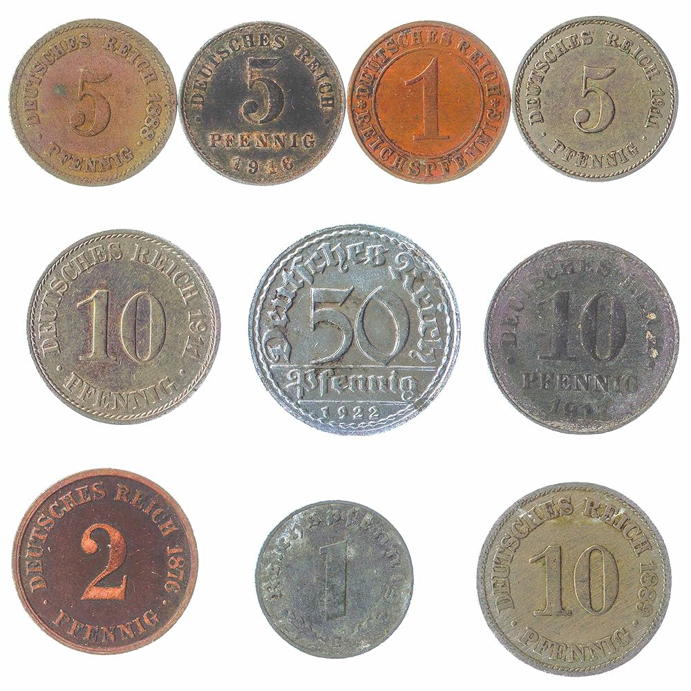 ドイツ硬貨２種２枚 コレクション