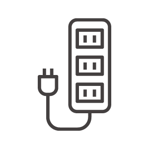 電源タップイラストセンタ