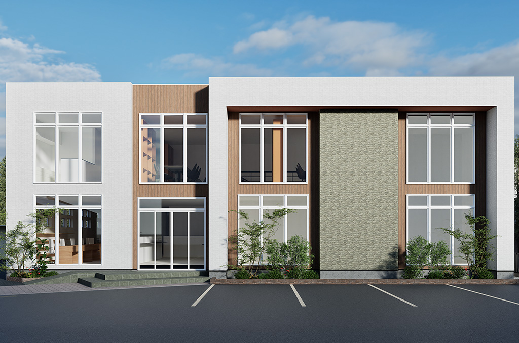 SUUMOロゴスホームの ロゴスホーム 名古屋市緑区モデルハウス ホテルライクな都市型住宅で、アクティブで楽しい毎日を注文住宅