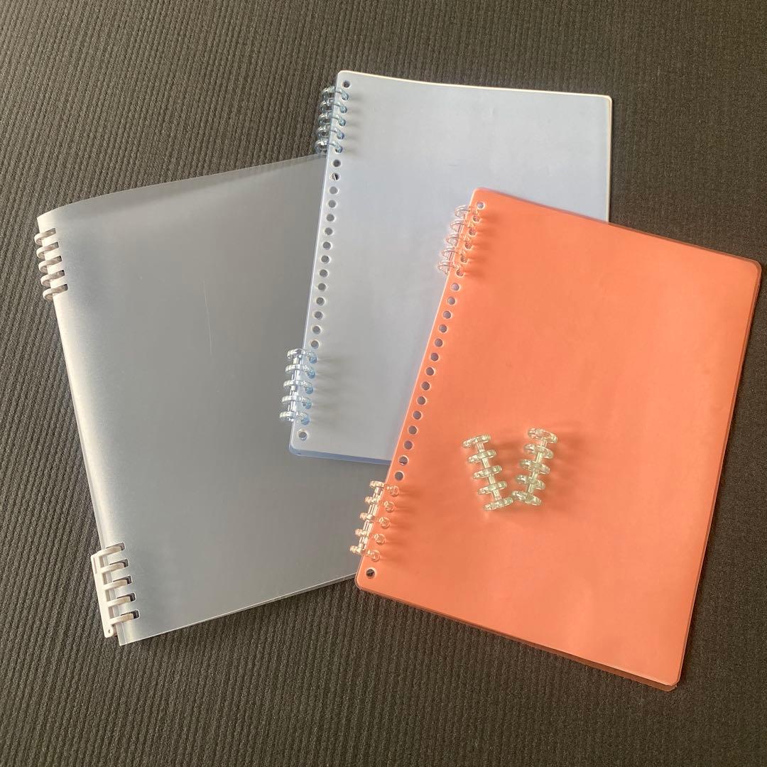 100均セリアのA5サイズ 6リングバインダー＆リフィル