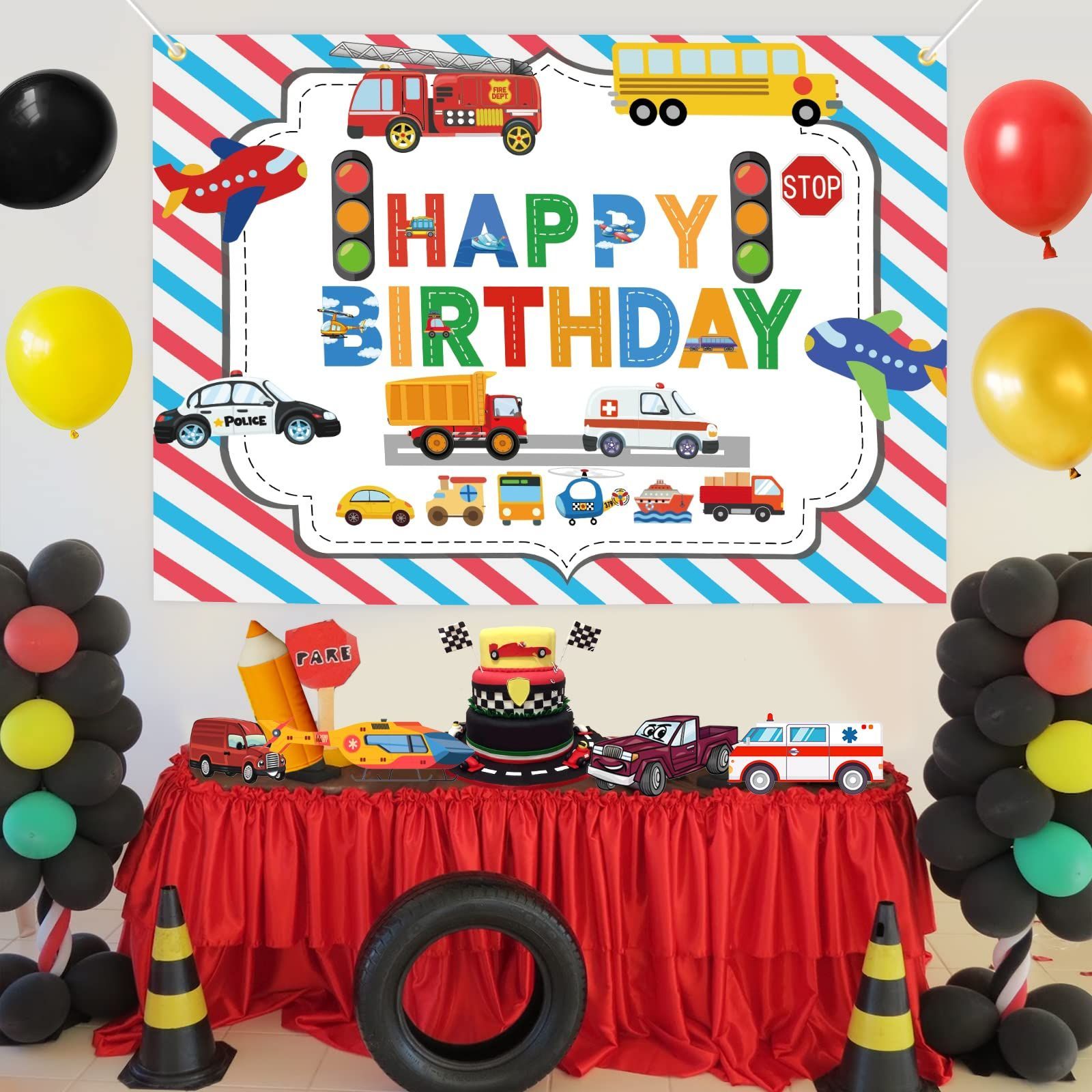 誕生日飾り 壁面飾り はたらくくるま のりもの 男の子 保育園 幼稚園 飾り付け - メルカリ