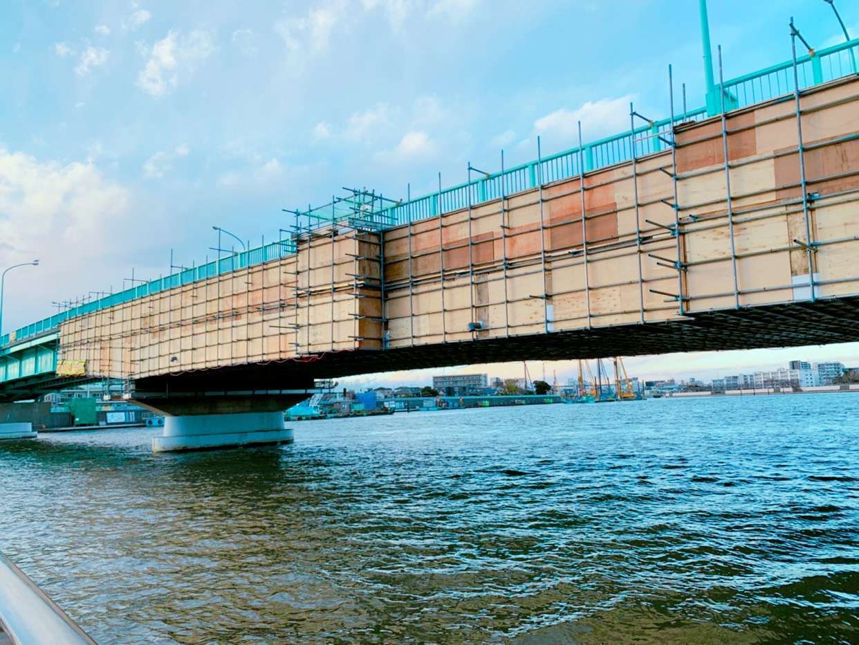 橋梁保全仮設足場・機材 橋梁・法面・鉄道など リース・販売・工事日綜産業株式会社