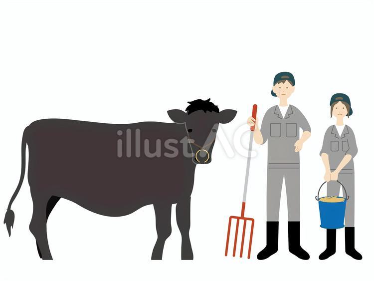 畜産のイラストNo01イラストポップ