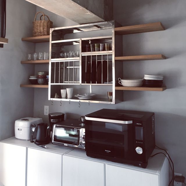 ティラキタ 魅せる収納 ムンバイスタイルの壁掛け式 インディアンキッチンラックの組み立て方法 キッチン棚 食器棚