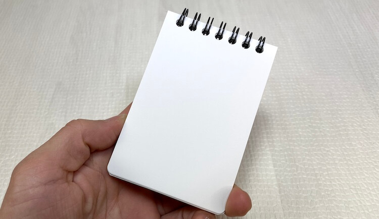 100均ダイソー・ポケットサイズの防水メモ帳で雨も怖くない！ - The World from noa*Blog