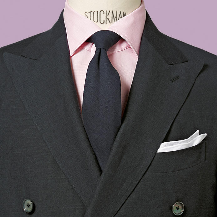 オリジナル コンフォート ピンクロンドンストライプ シャツ・レディースオーダースーツのビッグヴィジョン