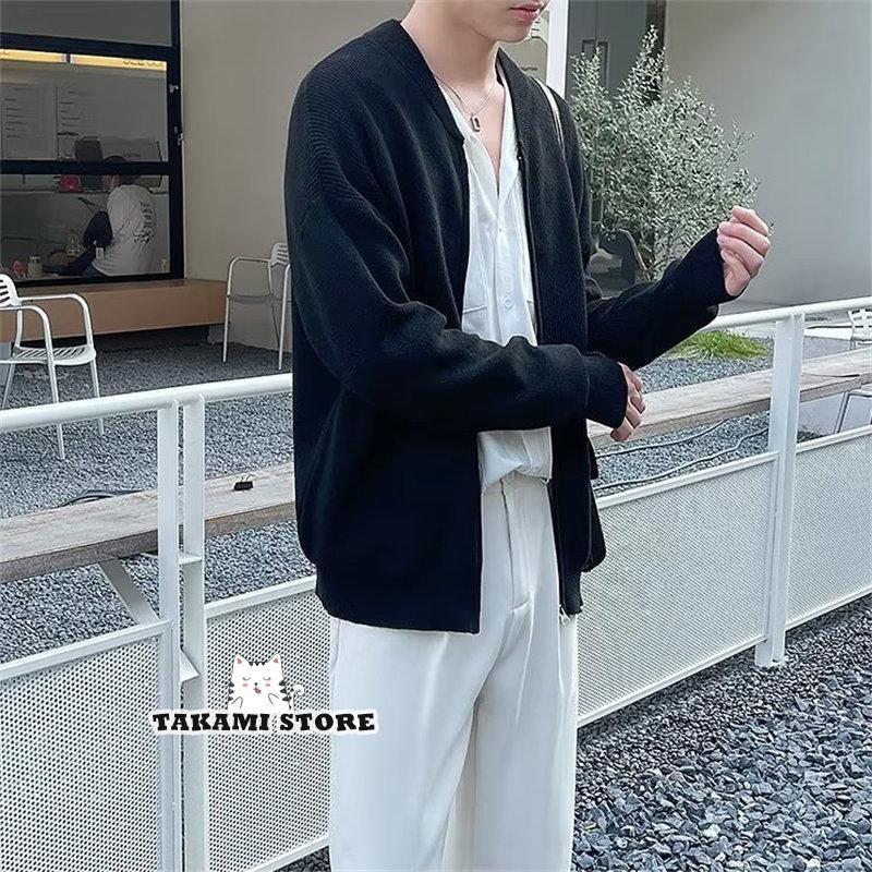 カーディガン メンズ ビジネス カーデガン ニット カシミアタッチ カーデ 無地 オフィス カジュアル 制服 スーツ 冬 春 ニット シンプルスクール 中学生 高校生 - メルカリ