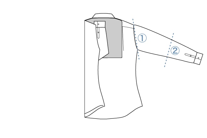 ドレスシャツの畳み方名古屋 ビスポークテーラー 粋