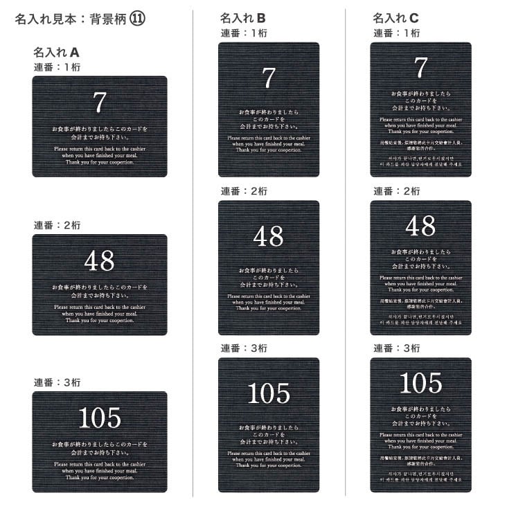 卓上サインプレート 両面タイプ:表札・看板・ドアサイン 切り文字の加工販売 『鉄板市場』