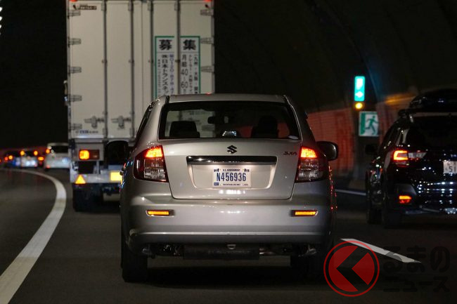 米国軍人軍属用車両ナンバ