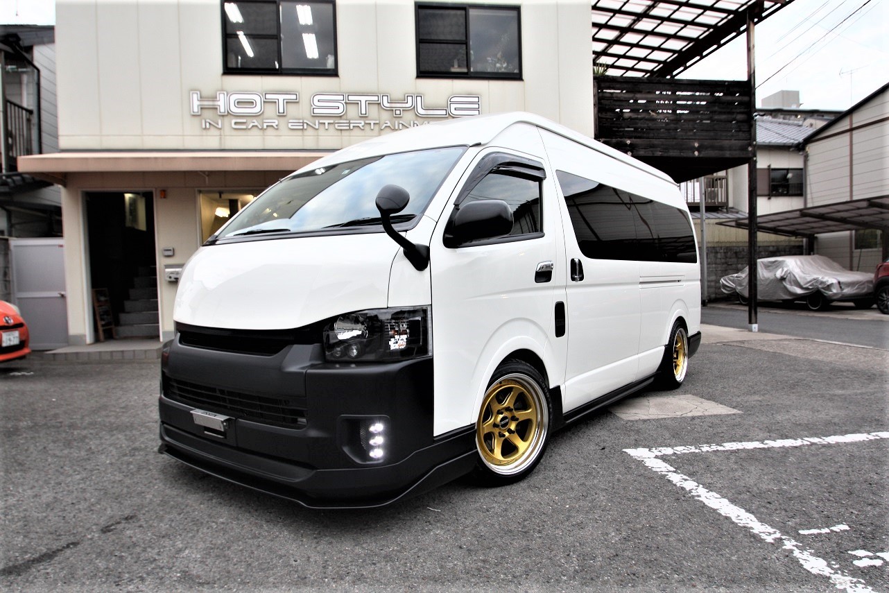 トヨタ ハイエースワゴン ＧＬ カスタム車両 ３型顔面移植 フルバンパーの中古車グーネット中古車