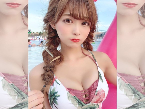 インスタライブ 巨乳美少女のブラ見せ配信③ 素人投稿の盗撮動画はパンコレムービー