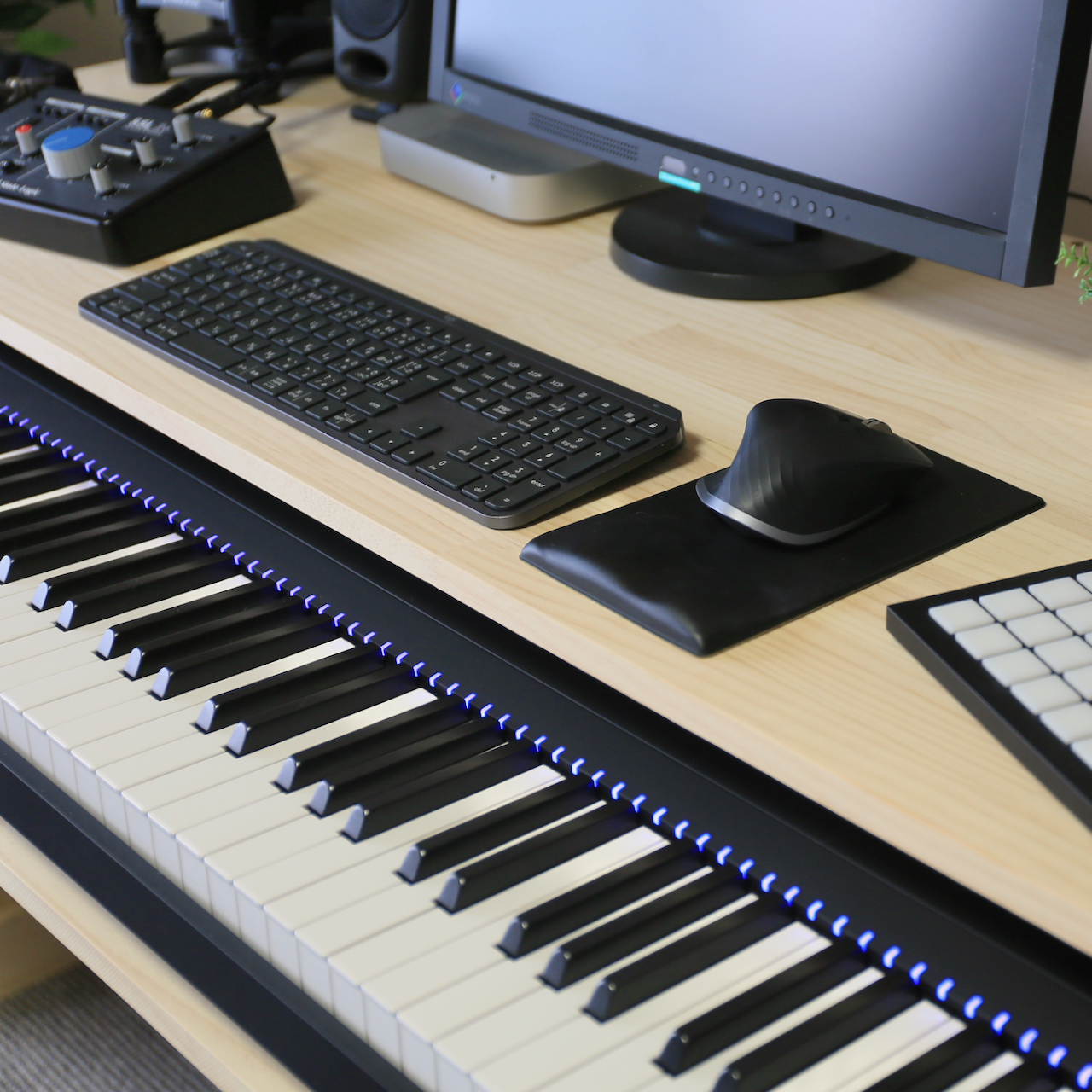 DTMデスク S140-45 DAW スライドテーブル ステーション - DTC0378'S GALLERYminne byGMOペパボ国内最大級のハンドメイド・手作り通販サイト