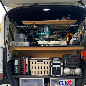 ハイエース 職人棚 自作TikTok
