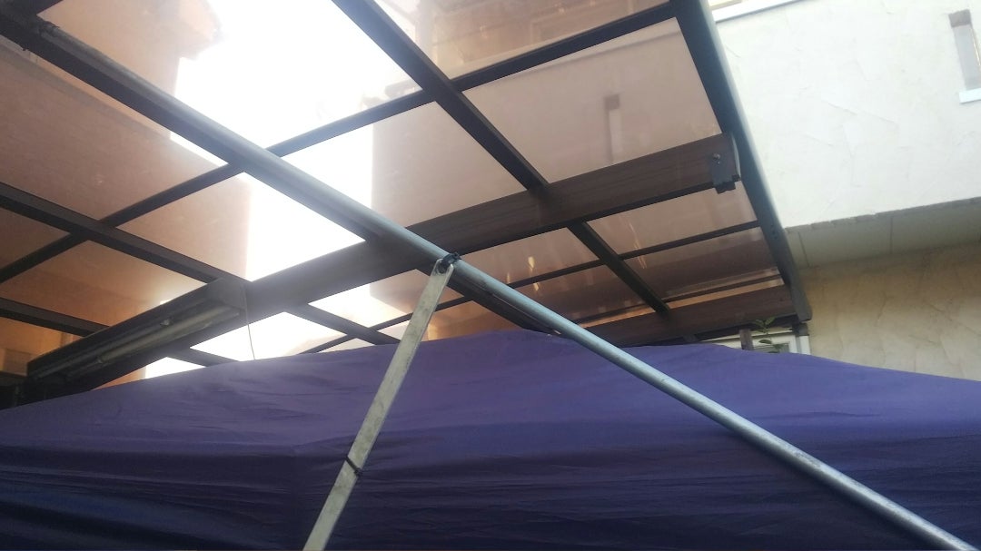 タープテント修理ラジコン模型飛行機でスローライフ