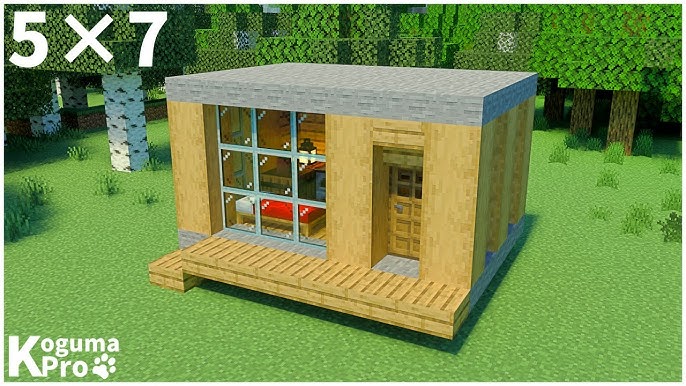 マイクラの便利な拠点の作り方！豆腐ハウスでもコンパクトで高機能ですnishiのマイクラ攻略