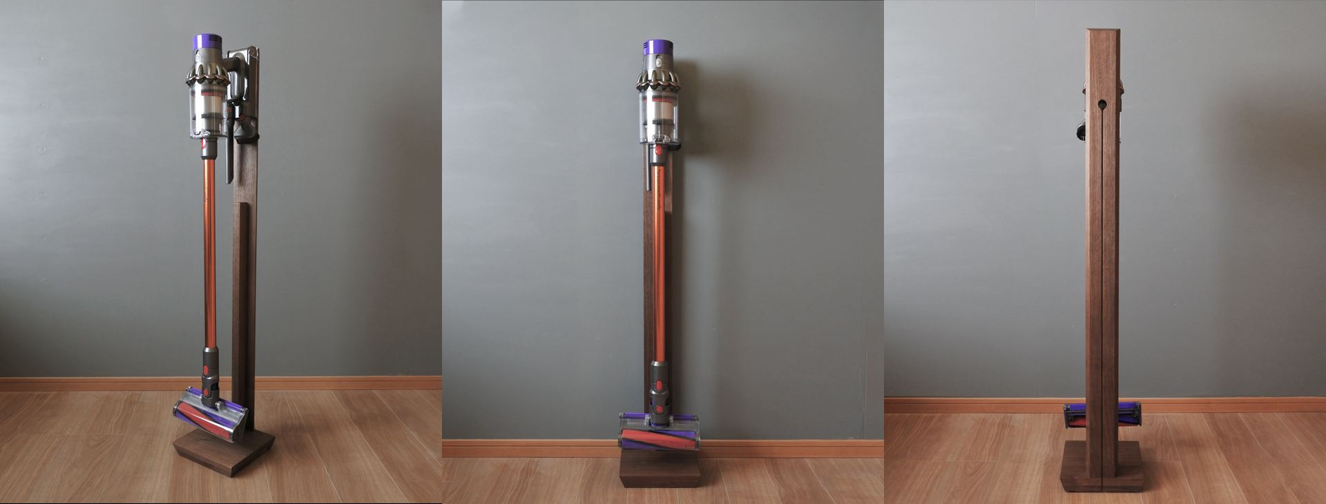 八番屋ダイソン スタンド dyson micro 1.5kg スタンド V12 SV18 SV21 対応 コードレスクリーナー専用 壁掛け収納掃除機 スチール 壁寄せ 掃除機立て 収納機能付き