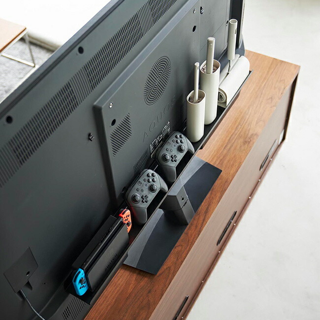 100均アイテムでテレビ裏の配線を整理。収納スペースに改善♪ : ココロのくらし ニトリマニアの 静岡 整理収納アドバイザー Powered byライブドアブログ