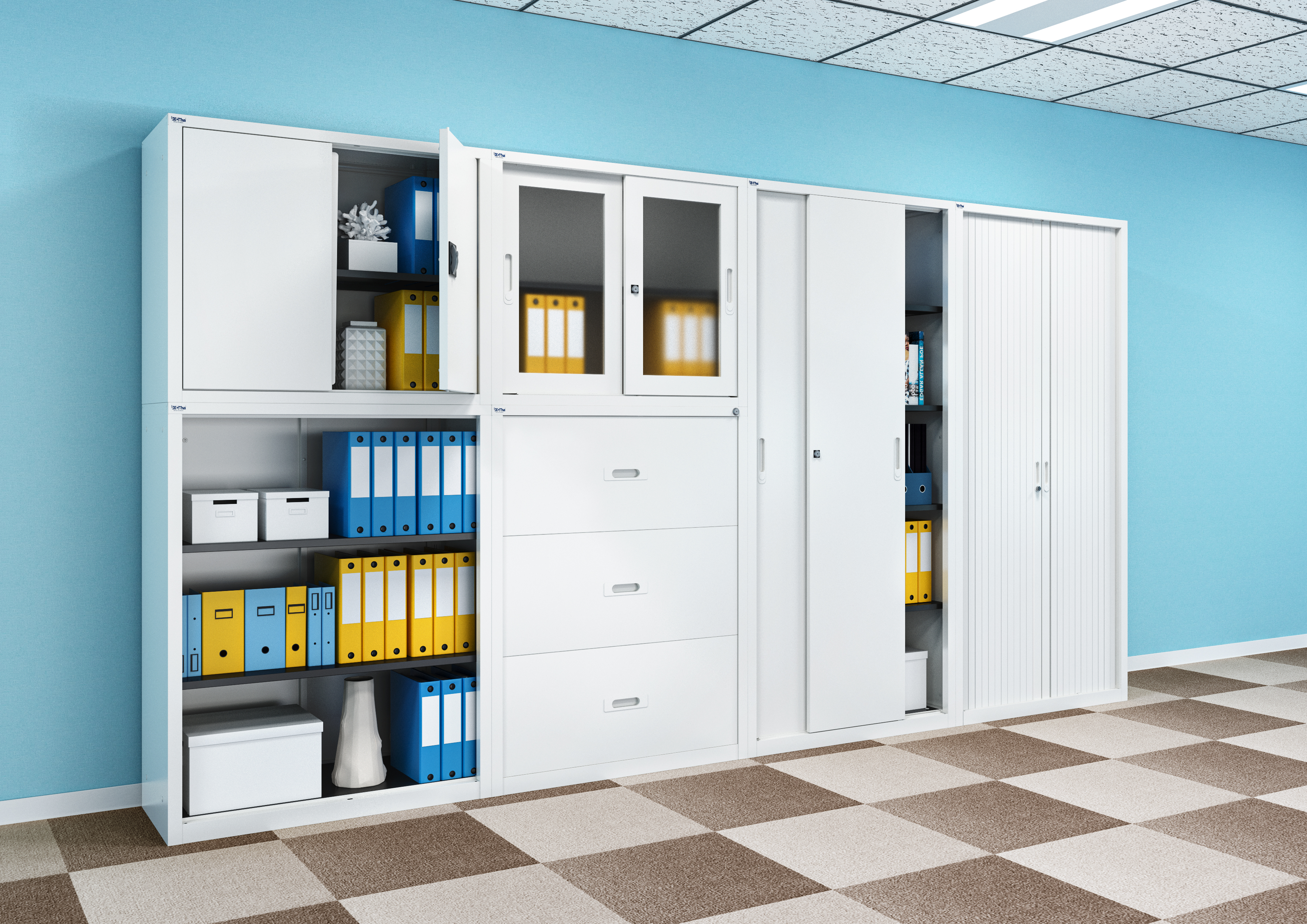 銀座 オフィスで使うポリプロピレン収納アイデア店舗サービス 無印良品