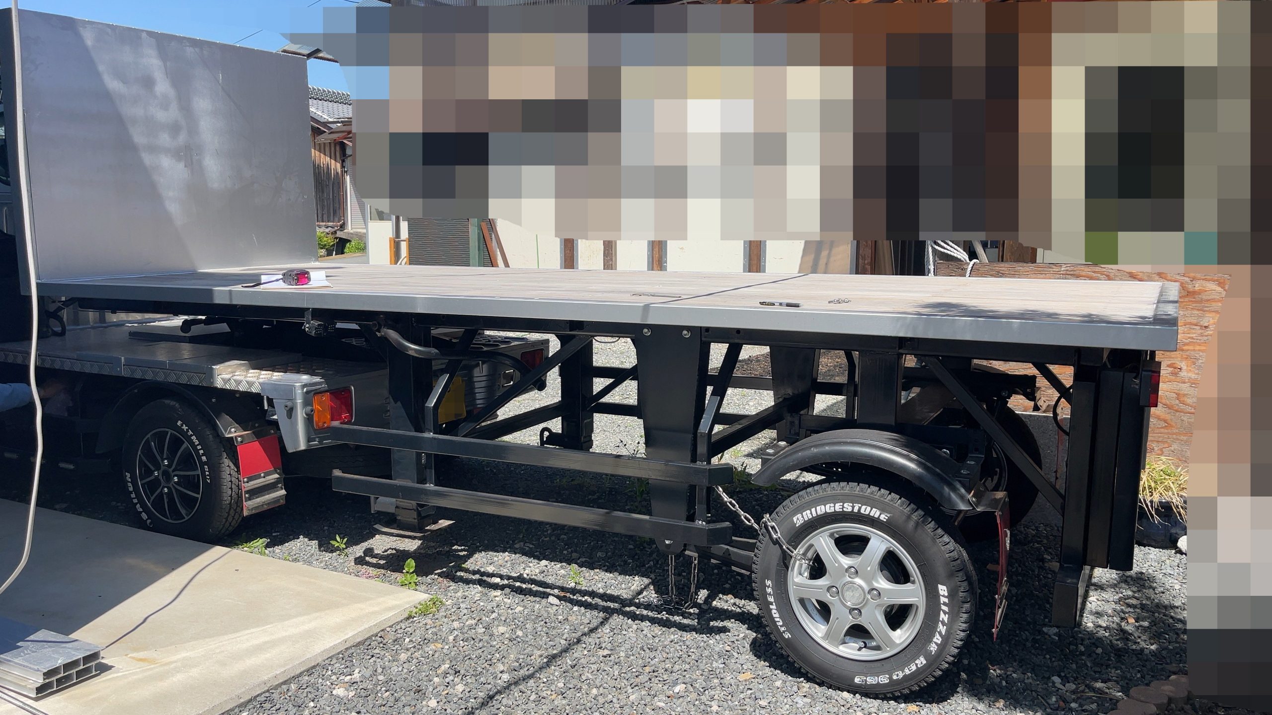 トラック市 ㈱ビップオートからのお知らせ=新着在庫＝未登録 東邦車両 段付き三軸セミトレーラー リーフサス