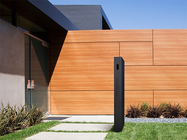 門柱 機能門柱 機能ポール 人気 ウェルカムウォール S 付属品：専用照明・専用ステンレス表札 ポスト別売オンリーワンクラブ ONLY ONE :サンガーデンエクステリア - 通販 - Yahoo!ショッピング