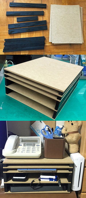 100均でゲーム収納ラック作成♪