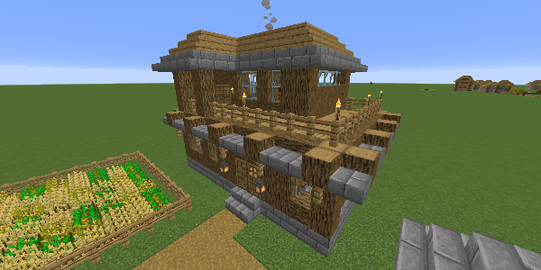 マインクラフト サバイバルでも簡単！小さな仮拠点の作り方 マイクラ建築講座