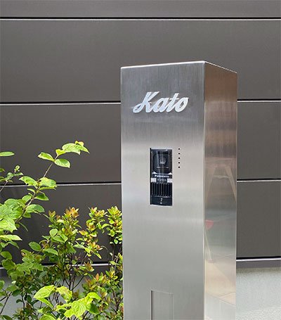 楽天市場 ステンレス 門柱玄関・門用エクステリア ：エクステリア・ガーデンファニチャー<花・ガーデン・DIYの通販