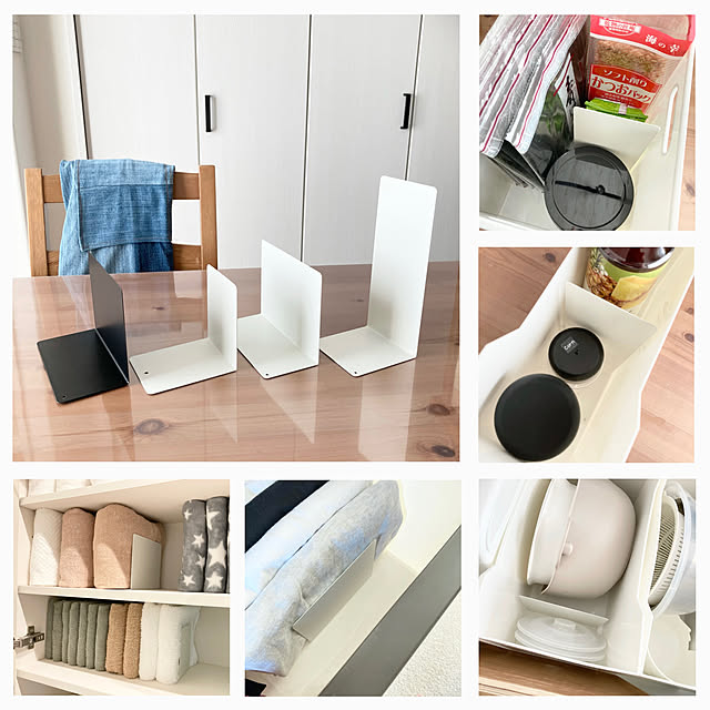 100均ブックエンドが優秀すぎ！キッチンの収納力をアップさせる方法♪暮らしニスタ