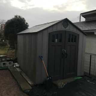 タクボ物置バイクシャッターマン 床付き 一般型標準型BS-1826