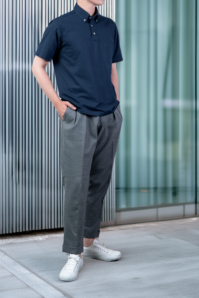 ネイビーシャツのメンズコーデをおしゃれに見せるには？着こなしのコツとおすすめアイテムをご紹介 - AUENオーエン旧DCOLLECTION- 30代・40代・50代からのメンズファッション通販 AUEN