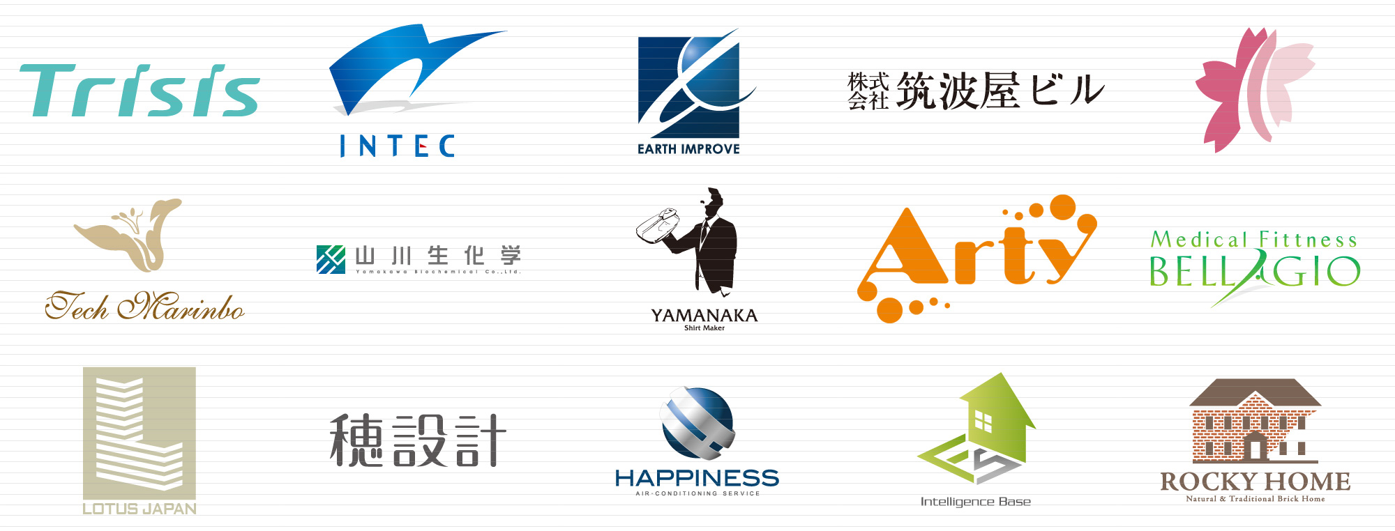 case study導入企業ロゴのまとめ方まる