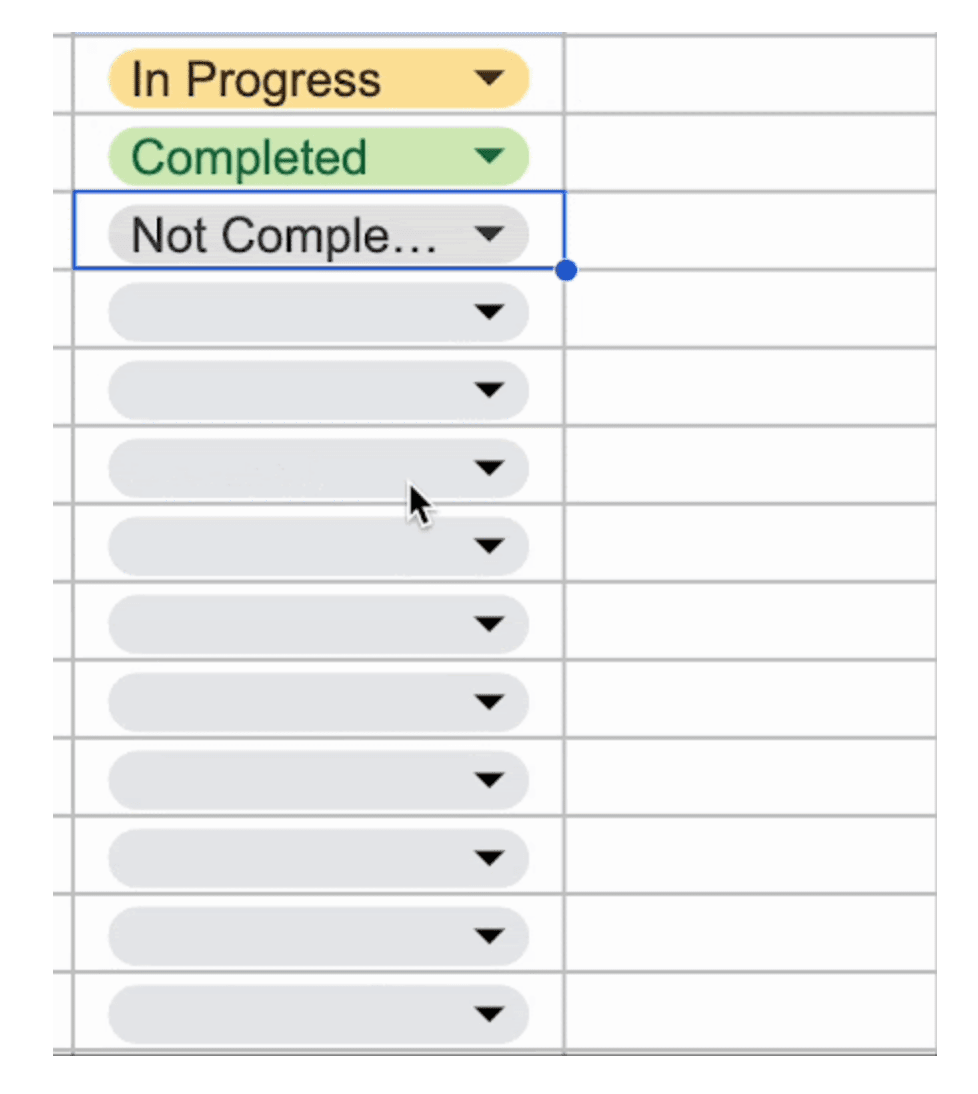 Googleスプレッドシートで連動するプルダウンリストを作成する方法。2階層のメニューで入力を効率化！できるネット