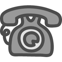 配布中 黒の電話アイコン668選 iPhone & Android用WidgetClub