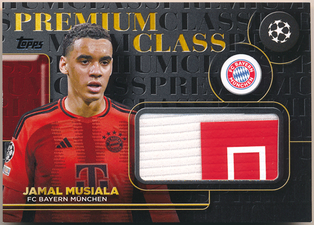 Jamal Musiala 2024-25 Topps UEFA Club Competitions Premium Class RelicJersey Patch 99枚限定