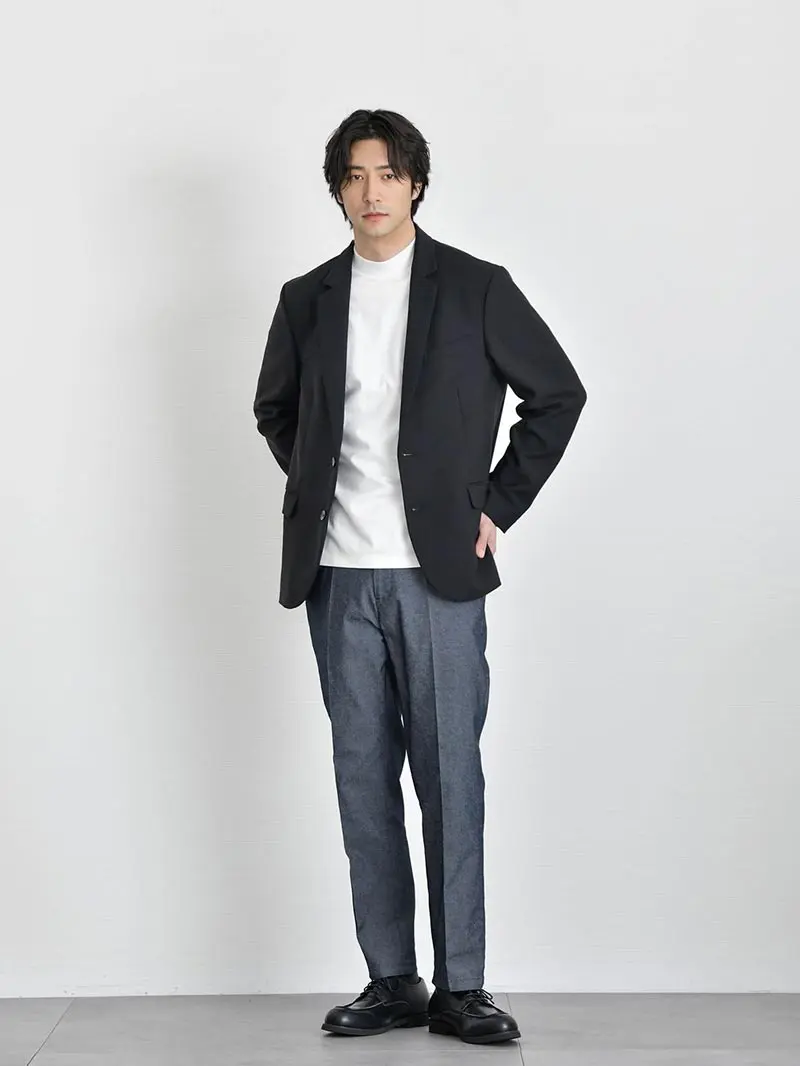 メンズ黒ジャケットコーデ12選！季節別・20～50代年代別に紹介！ - ENJOY ORDER Magazine