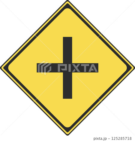 信号機のない十字路に一時停止の規制がある道路から入った車とその左の規制がない道路から入った車の事故の過失割合 - 交通事故お役立ち手帳