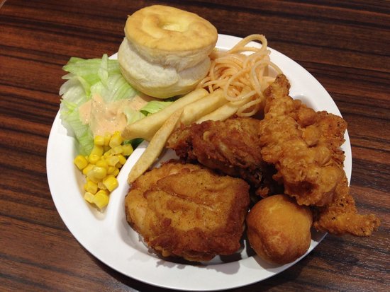 大阪 ケンタッキーフライドチキン 小野原店 カーネルバフェ食べ放題ぼちぼちハンバーガーtime