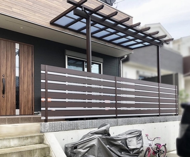 テラス屋根 目隠しフェンスDIYのインテリア・手作りの実例RoomClip ルームクリップ