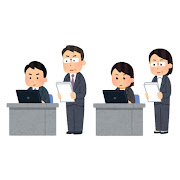 忙しく仕事をしている女性会社員のイラストかわいいフリー素材集 いらすとや
