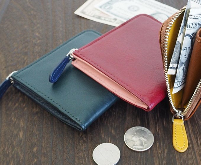 人気のカラーカスタム２つ折り財布オーダーメイド革製品「JOGGO」