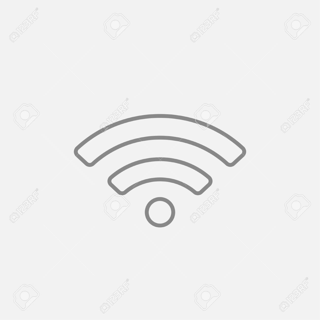 Wi-Fiアイコンのイラスト2無料イラスト素材のillalet