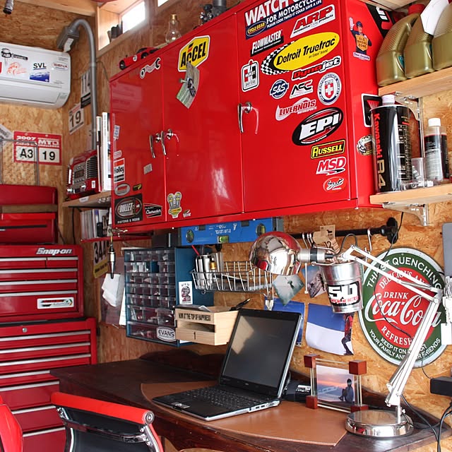 ガレージ 趣味部屋のおしゃれなインテリアコーディネート・レイアウトの実例RoomClip ルームクリップ