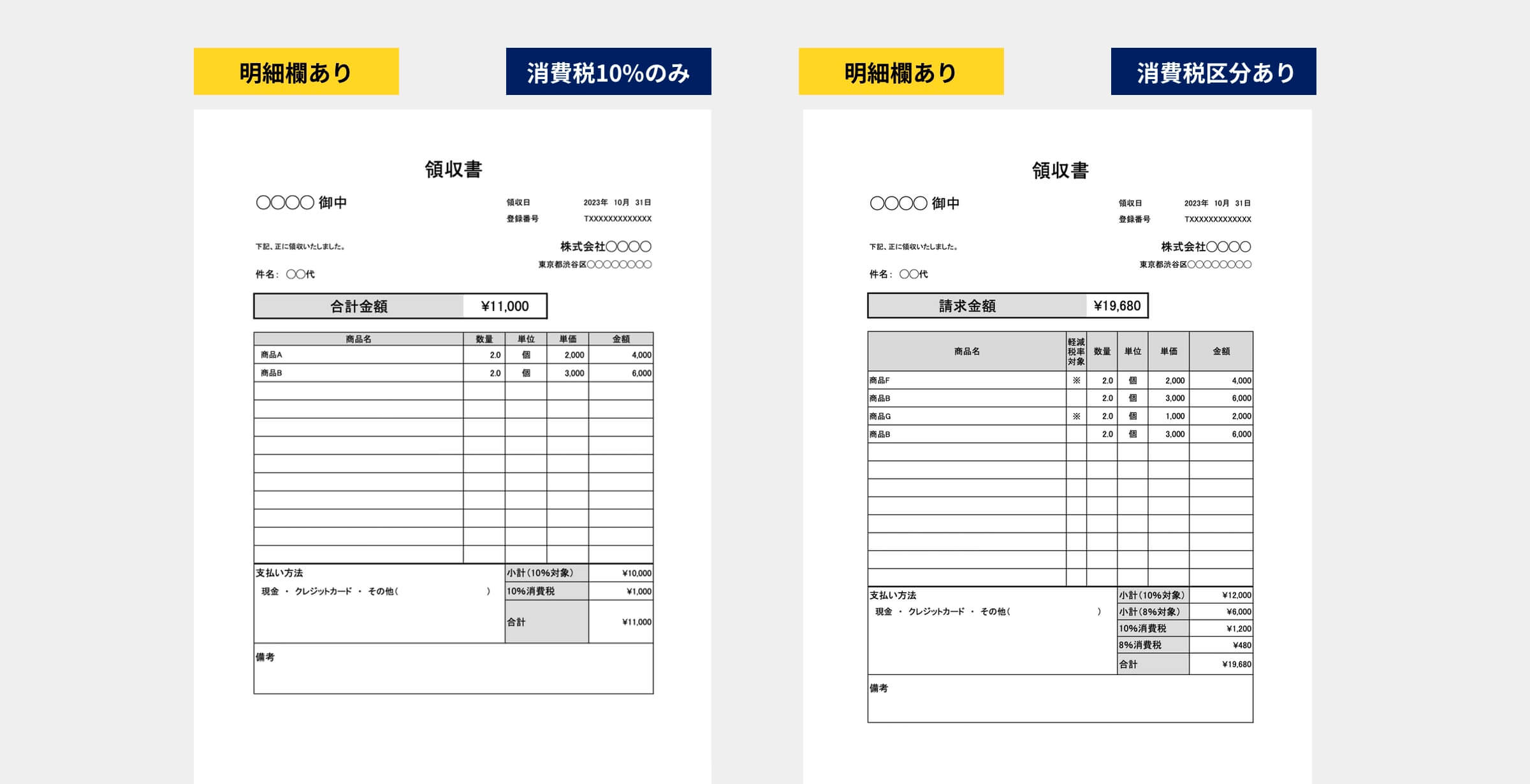 領収書テンプレート01無料の雛形・書式・テンプレート・書き方ひな形の知りたい