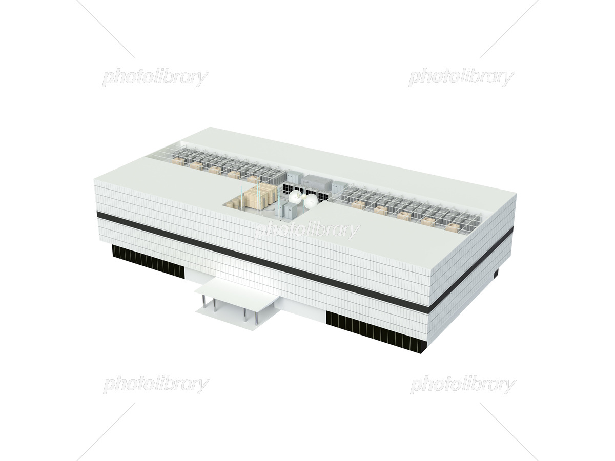 データセンターのイラストフリー、無料で使えるイラストカット.com