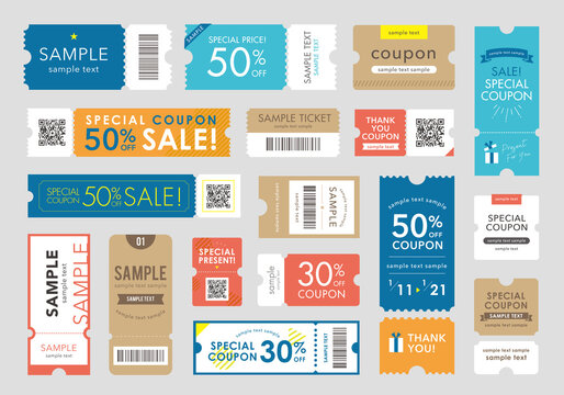 無料 編集可能なクーポン券テンプレート丨EdrawMax