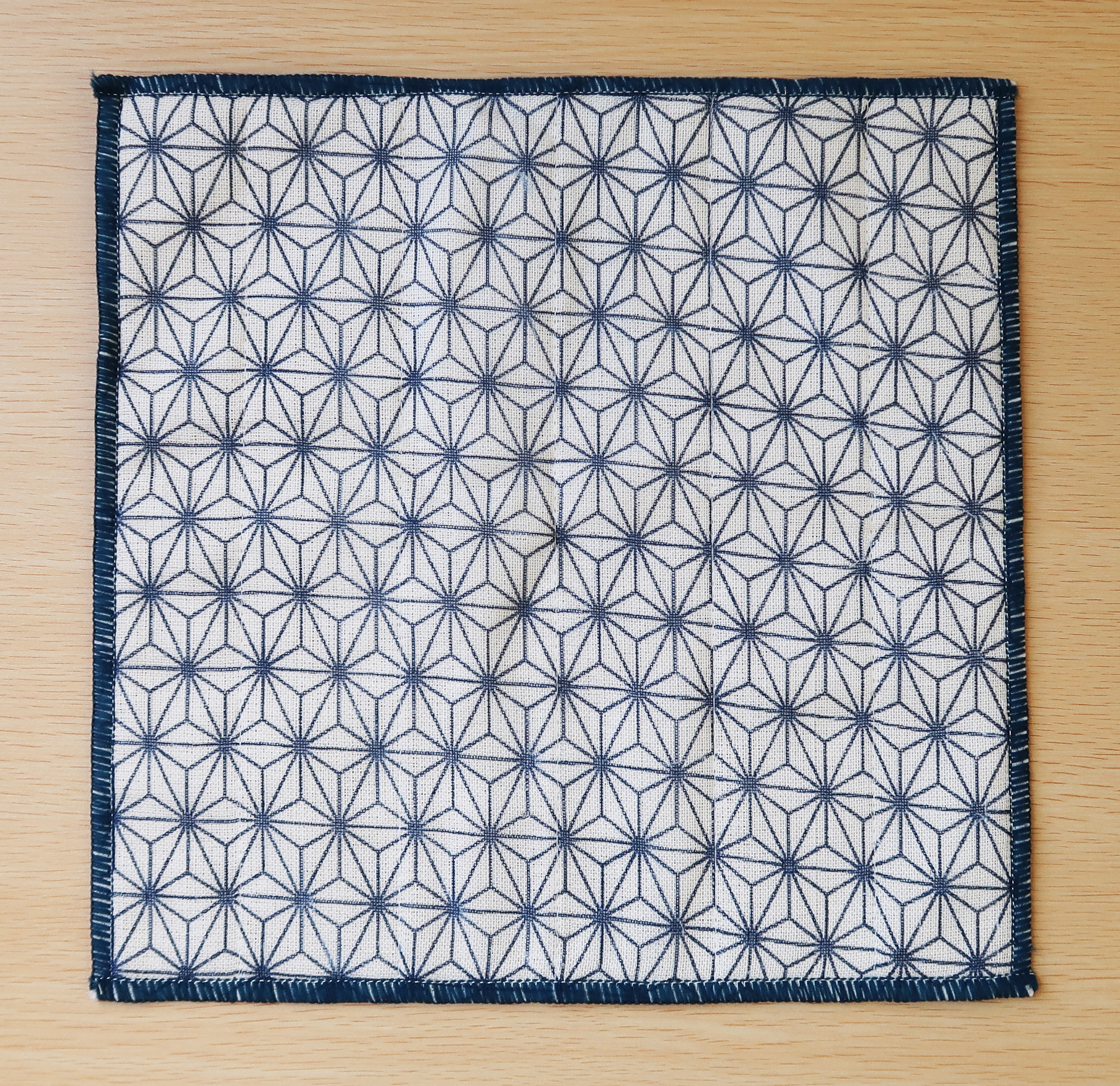 和柄ふきん藍色 麻の葉 あさのは商品情報KOKUBO 小久保工業所 家庭日用品・生活雑貨メーカー