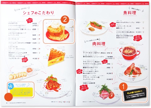 英語のメニュー作成について - メニューブックの達人ブログ