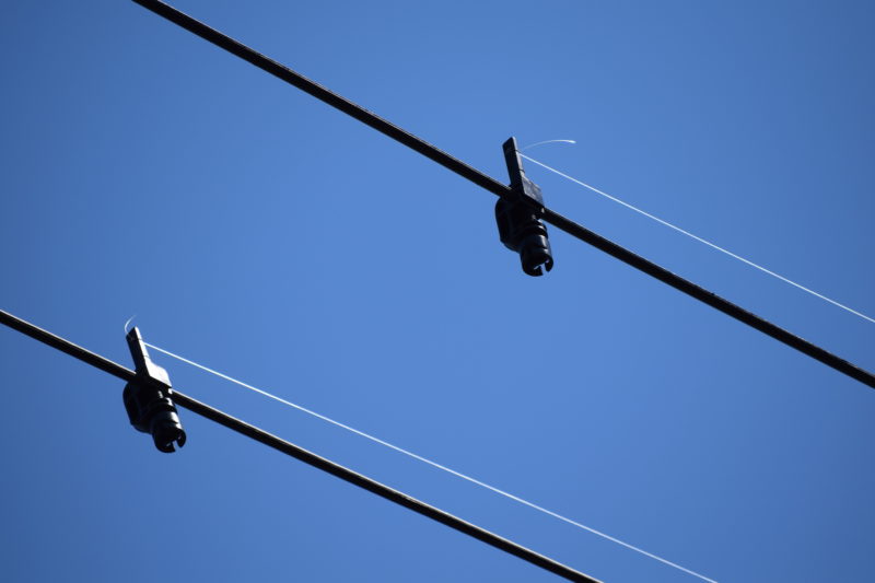 電線の鳥よけ - kenharuの日記
